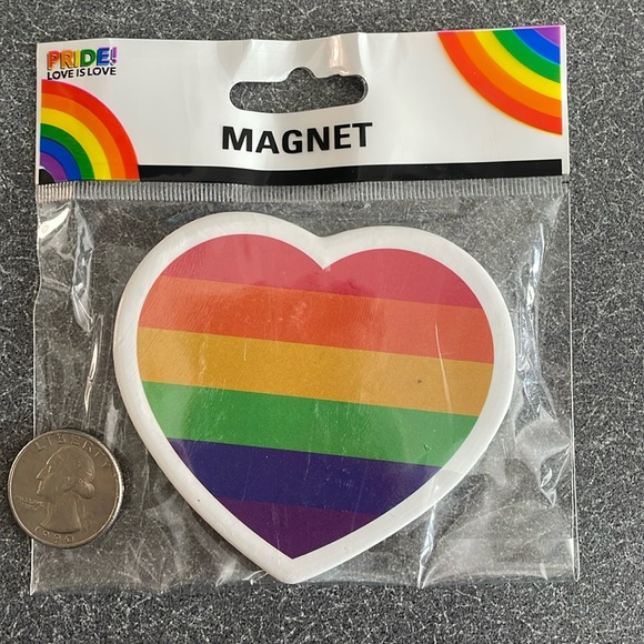 Love Is Love Pride Magnet Set of 2, NIP - Picture 5 of 5